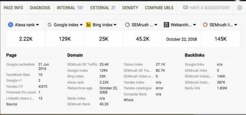 SEO Quake là giải pháp hữu ích cho bạn.