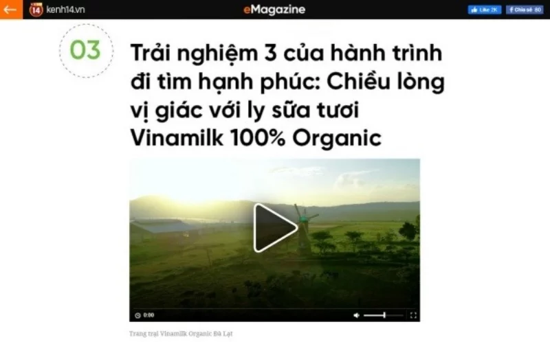 eMagazine có những video chân thực